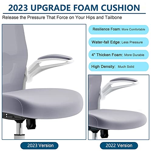 Ergonomic High-Back Office Chair with Armrests