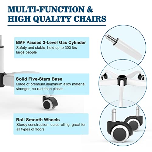 Ergonomic High-Back Office Chair with Armrests