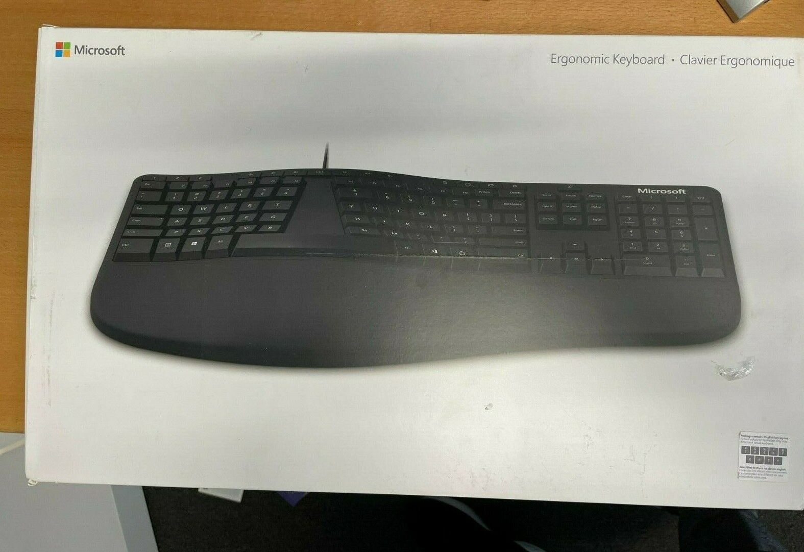 Microsoft Ergonomic Wired Mechanical Keyboard with Palm Rest