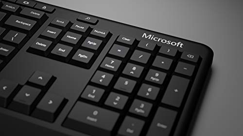 Black Microsoft Split Keyboard with Palm Support