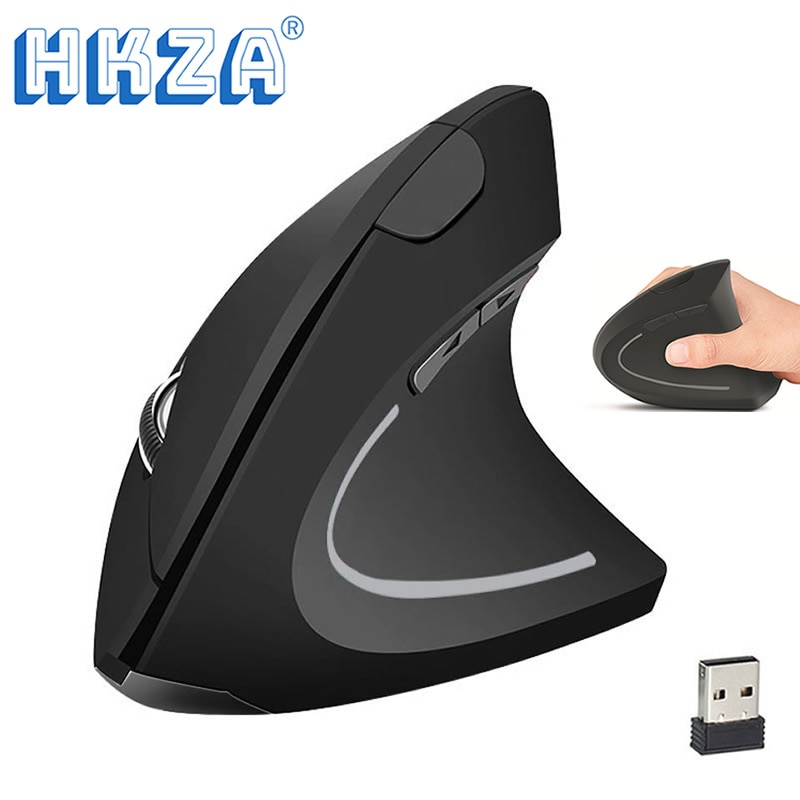 Wireless Ergonomic Vertical Gaming Mouse - 1600 DPI
