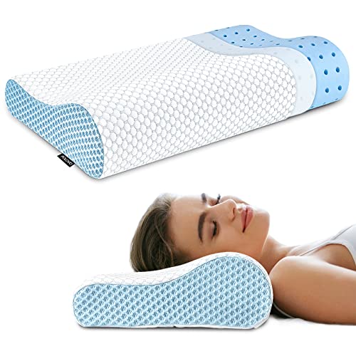 Contoured Memory Foam Cervical Pillow