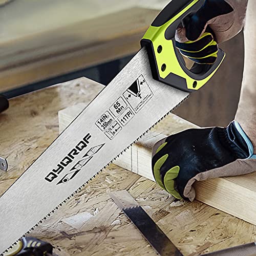 Pro Hand Saw: 14 in. Sharp Blade, Non-Slip Handle