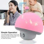 Mini Mushroom Bluetooth Speaker - Portable Smart Suction Cup