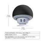 Mini Mushroom Bluetooth Speaker - Portable Smart Suction Cup