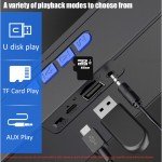 Bluetooth Smart Speaker with Subwoofer and Radio