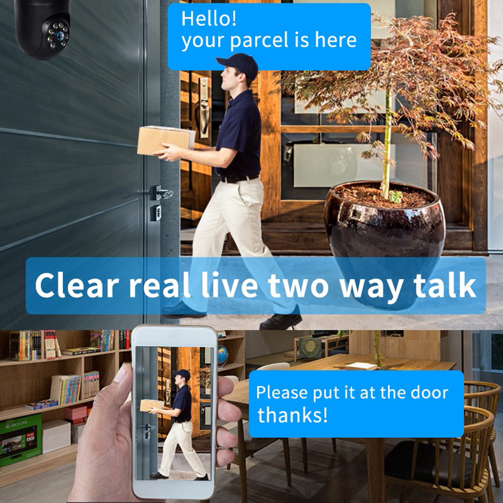 Smart Home Security Light Bulb Camera