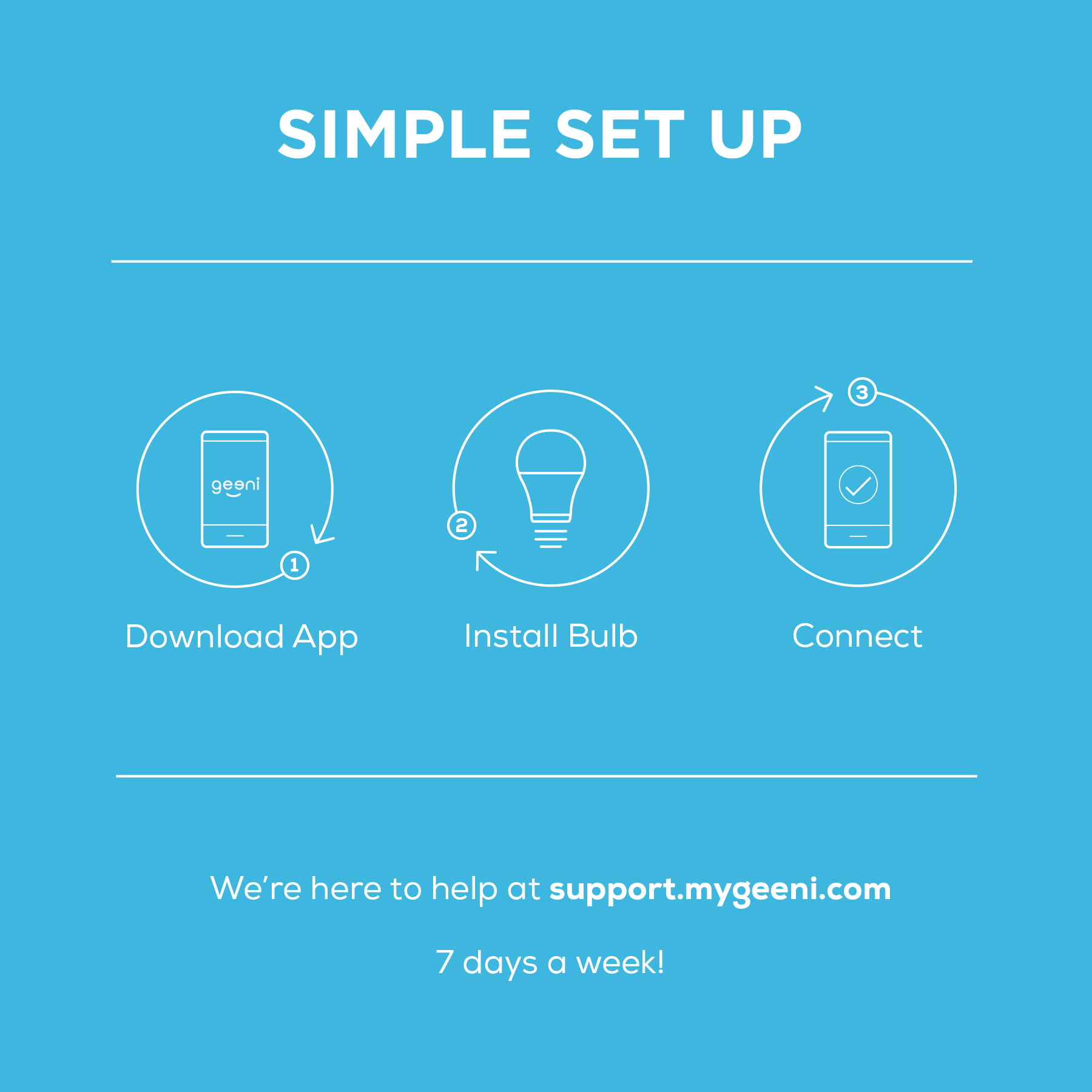 Smart Color Light Bulb with Wi-Fi