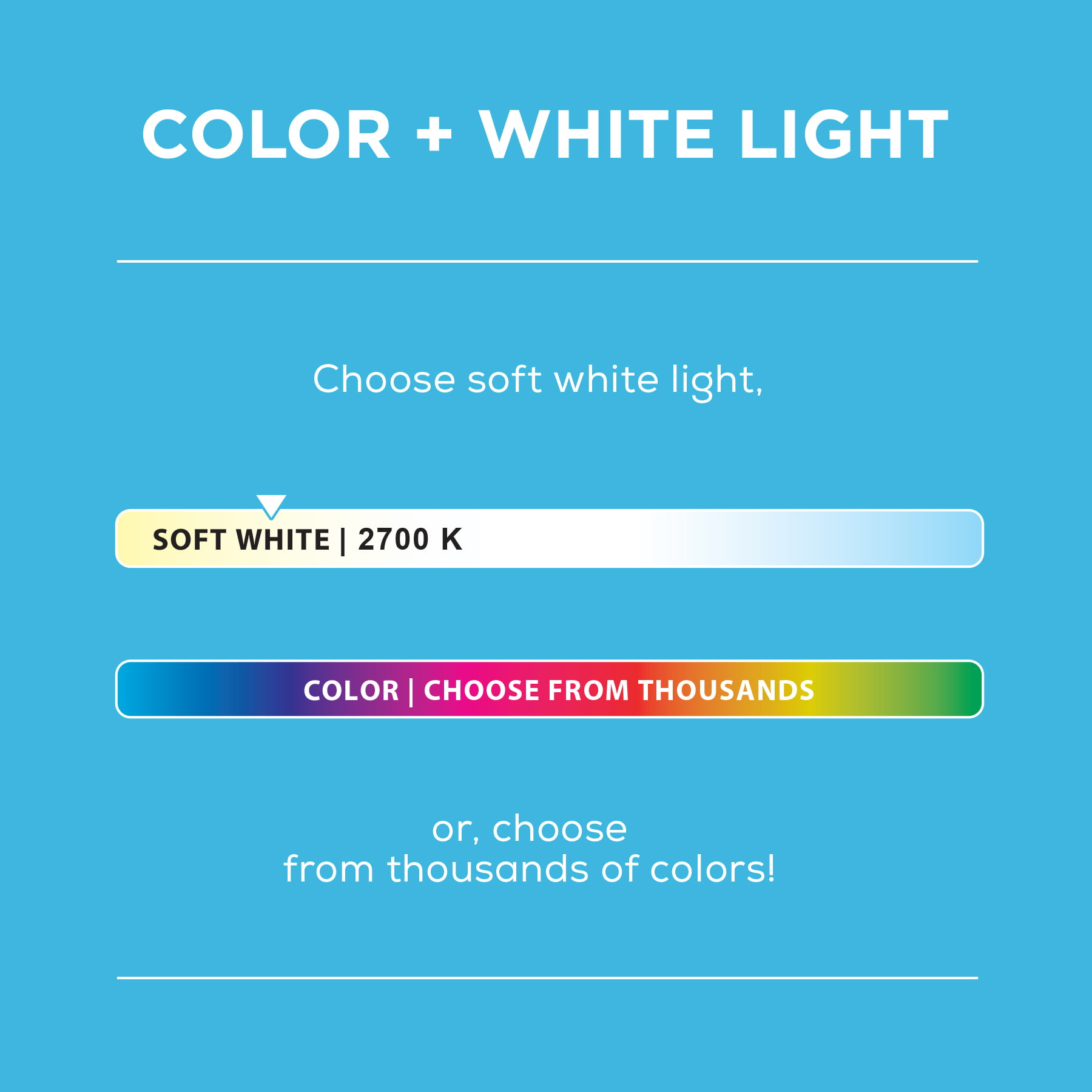 Smart Color Light Bulb with Wi-Fi