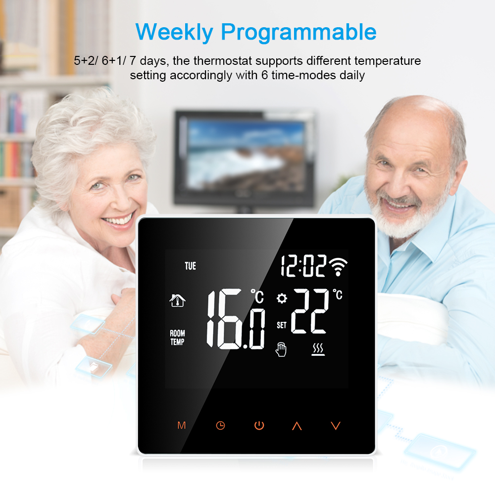 Smart Wi-Fi Thermostat for Home & Office