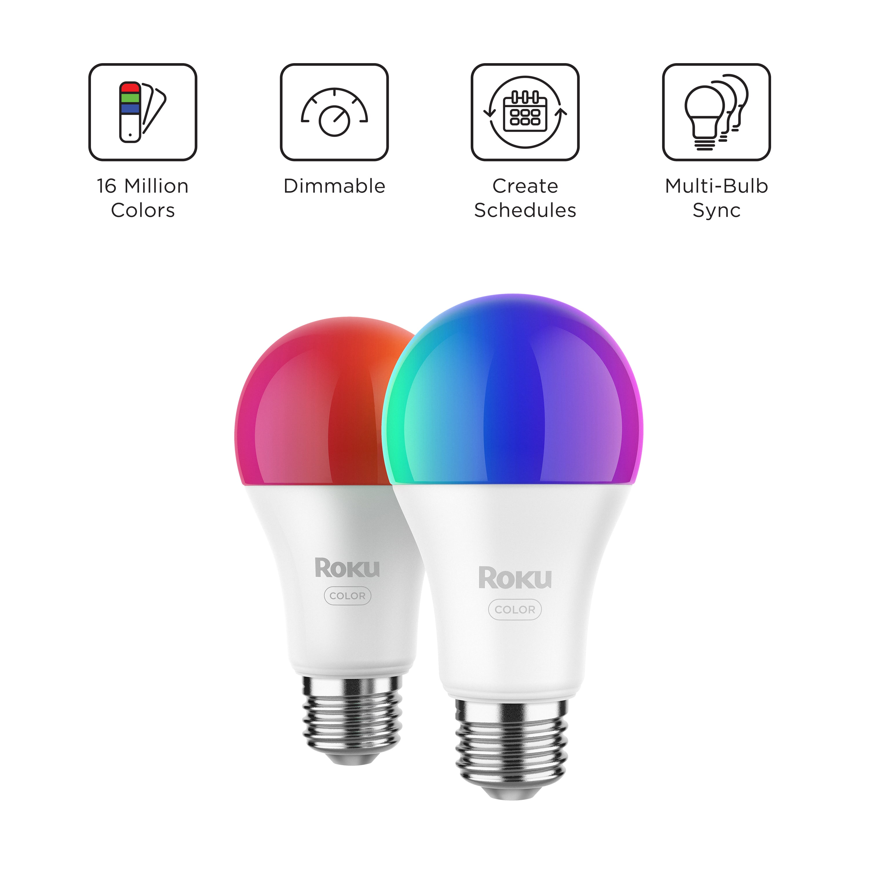 Roku Smart Bulb SE (Color) 2-Pack - 12W