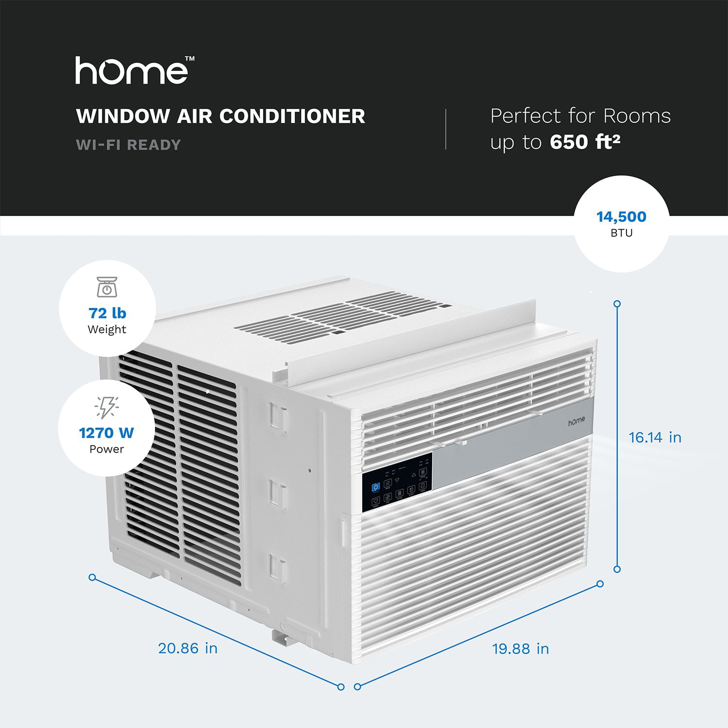 Smart Window AC with Remote and Timer