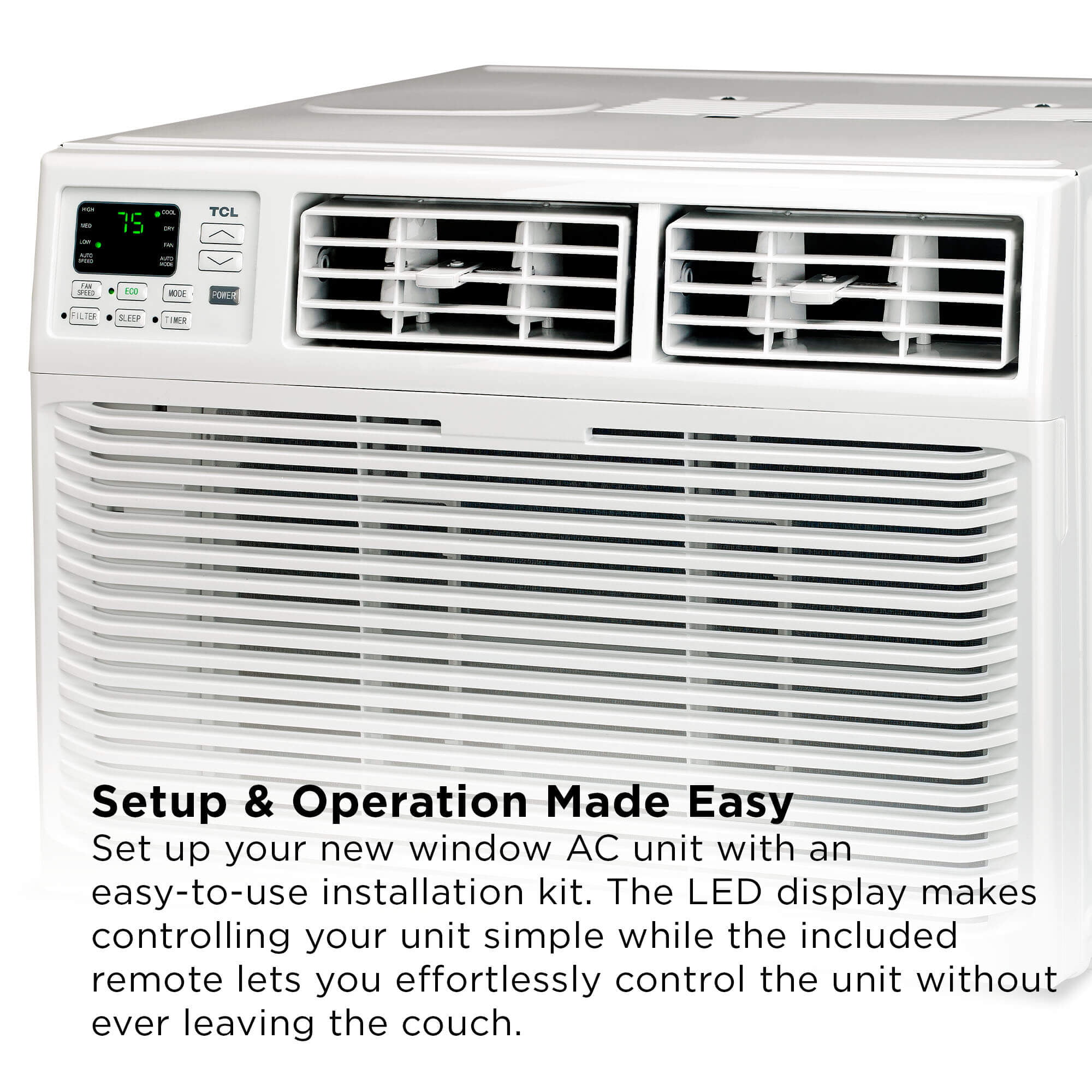 Smart Window Air Conditioner with Remote Control