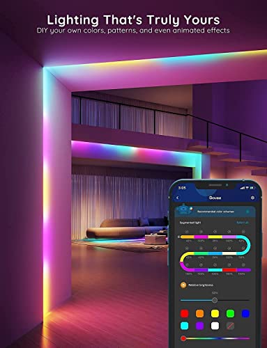 Smart 100ft LED Strip Lights with Music Sync