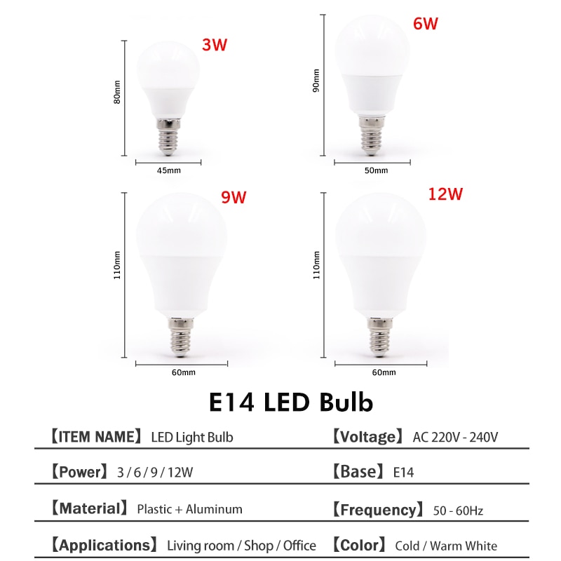 Smart LED Bulbs with High Brightness