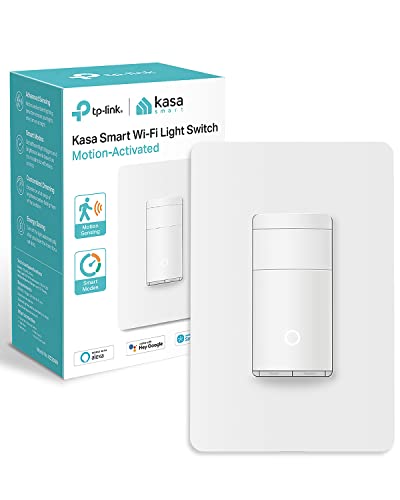 Kasa Smart WiFi Motion Sensor Switch with Alexa & Google Home Compatibility