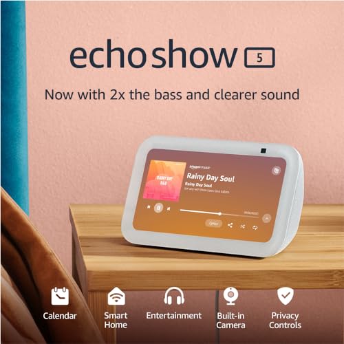 Echo Show 5 (3rd Gen) - Smart Display, Enhanced Sound