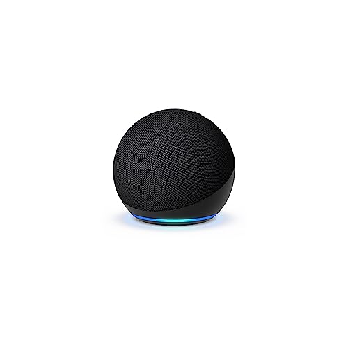 Echo Dot 5th Gen | Enhanced Sound, Routines, Alexa | Charcoal