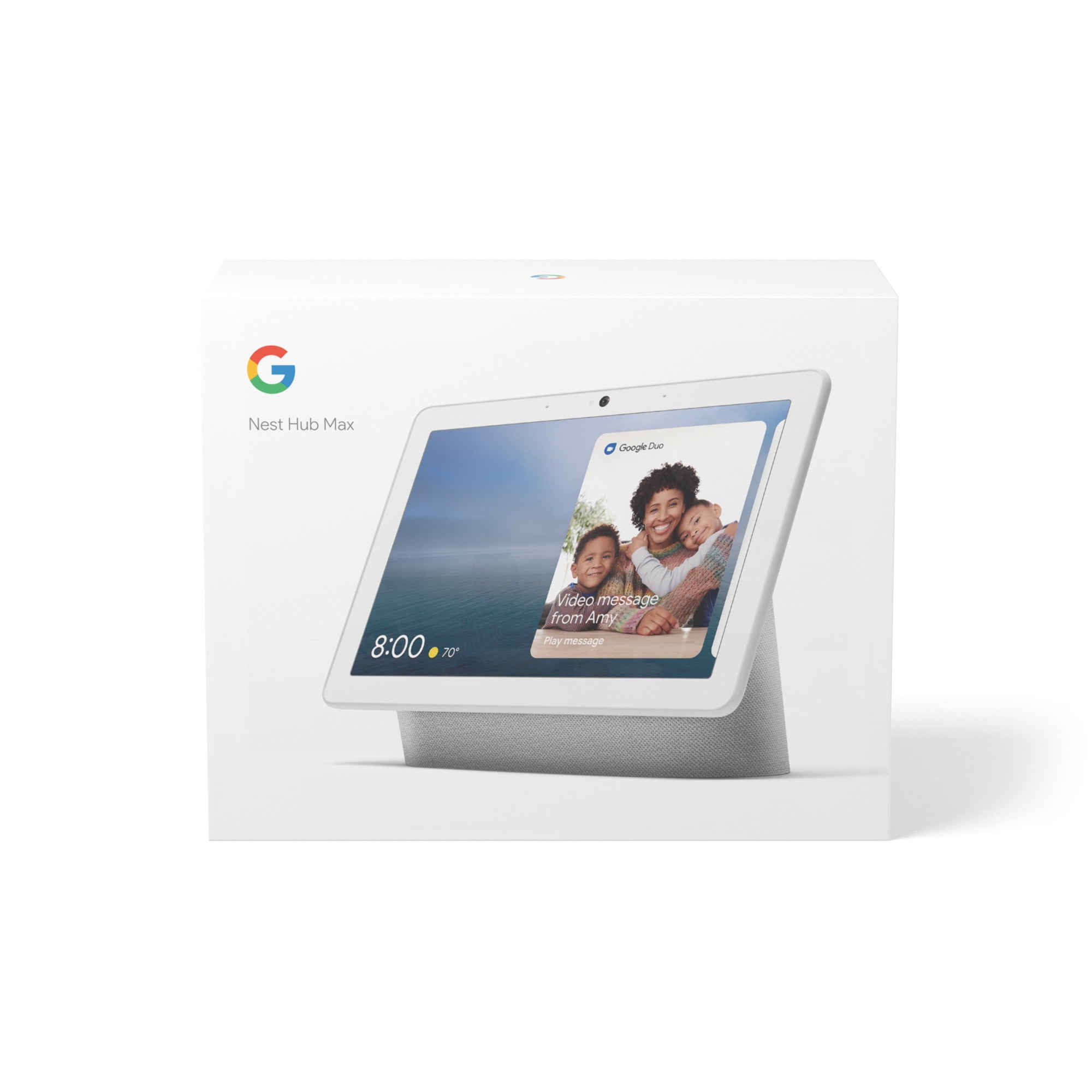 Google Nest Hub Max in Chalk Gray color