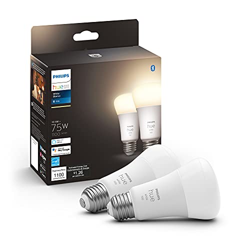 Philips Hue Smart 75W LED Bulbs - Soft White