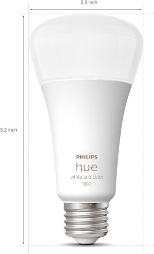 Philips Hue Smart LED Bulb - Color Ambiance Light