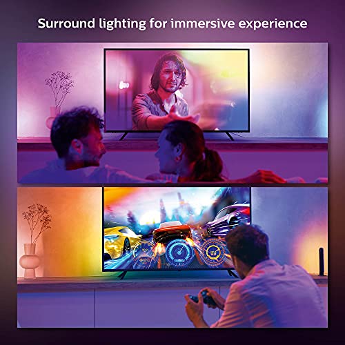 Philips Hue 65" Smart LED TV Backlight - White and Color Ambiance - Sync with Music and Gaming