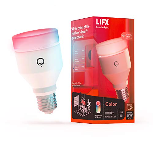 LIFX Color Smart LED Light Bulb - 1100 lumens