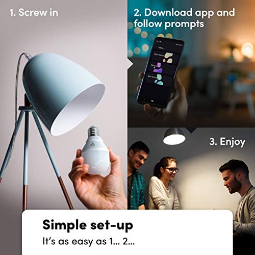 LIFX A19 Smart LED Light Bulb, Warm, Dimmable