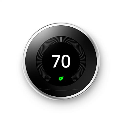 Google Nest 3rd Gen Smart Thermostat - Works with Alexa