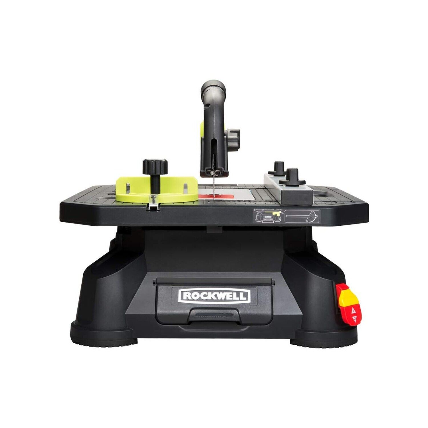 Portable Tabletop Saw with Steel Rip Fence & Accessories