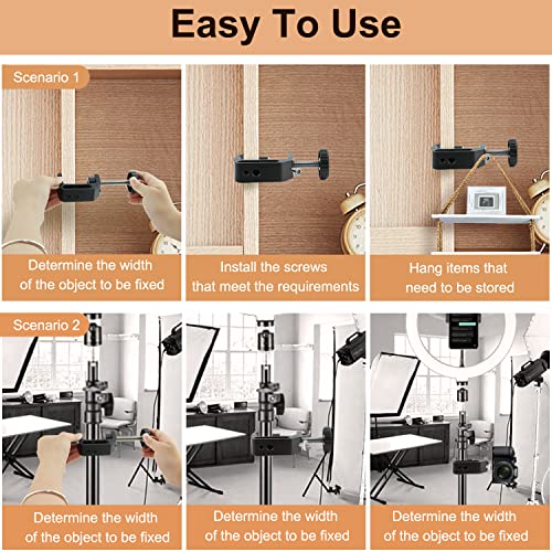 Universal C-Clamp for LCD Monitor - Pack of 2