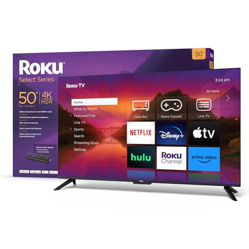 Roku 50" 4K HDR Smart RokuTV with Voice Remote