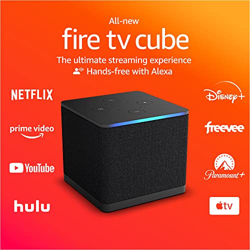 Amazon Fire TV Cube, Hands-free streaming device, Alexa, 4K
