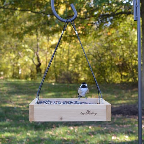 Cedar Tray Bird Feeder by Wild Wings
