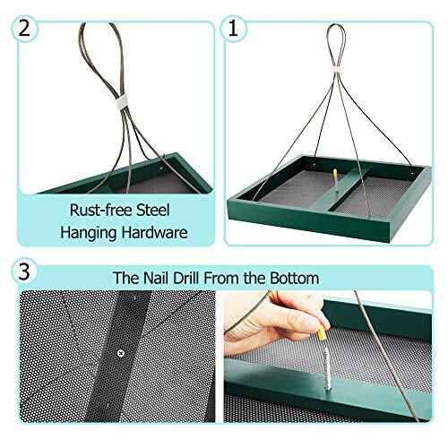 Large Hanging Garden Bird Feeder for Patio Homes