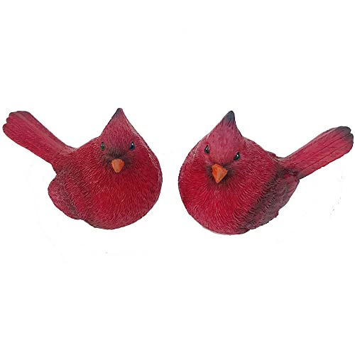 Red Cardinal Bird Figurines for Home Decor and Gifts