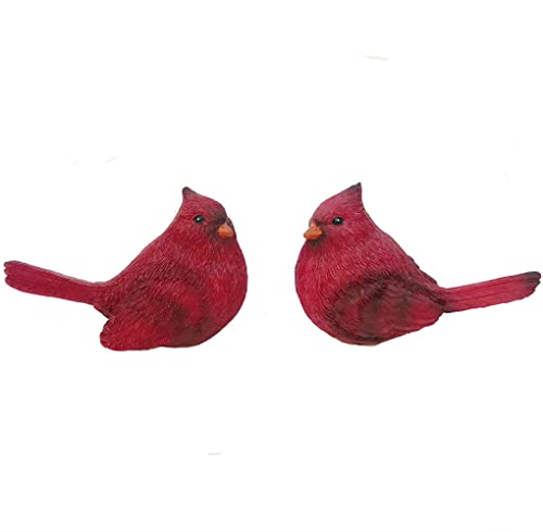 Red Cardinal Bird Figurines for Home Decor and Gifts