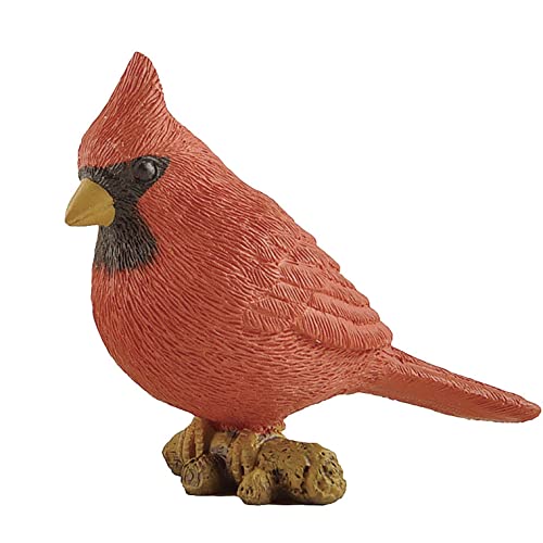Red Cardinal Sitting on Branch Figurine - Perfect for Bird Lovers!