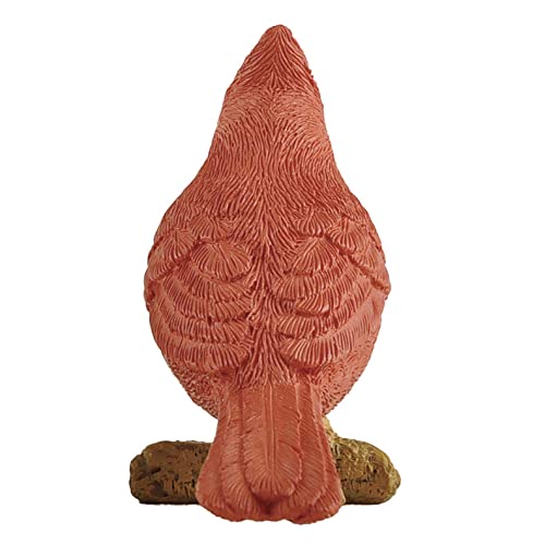 Red Cardinal Sitting on Branch Figurine - Perfect for Bird Lovers!