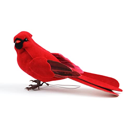 Wild Birds: 5-Inch Male Cardinal Figurine - Touch of Nature
