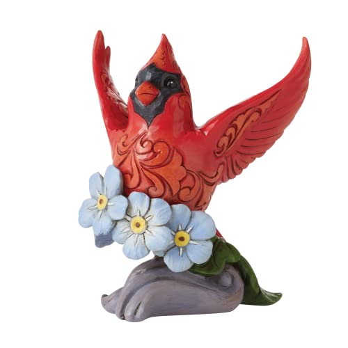 Enesco Jim Shore Caring Cardinal Figurine - Hand-painted