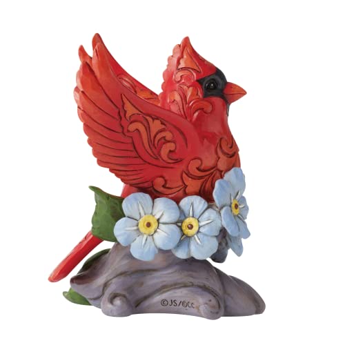 Enesco Jim Shore Caring Cardinal Figurine - Hand-painted