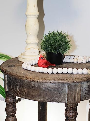 Mini Cardinal Figurine for Seasonal Home Decor Shelf