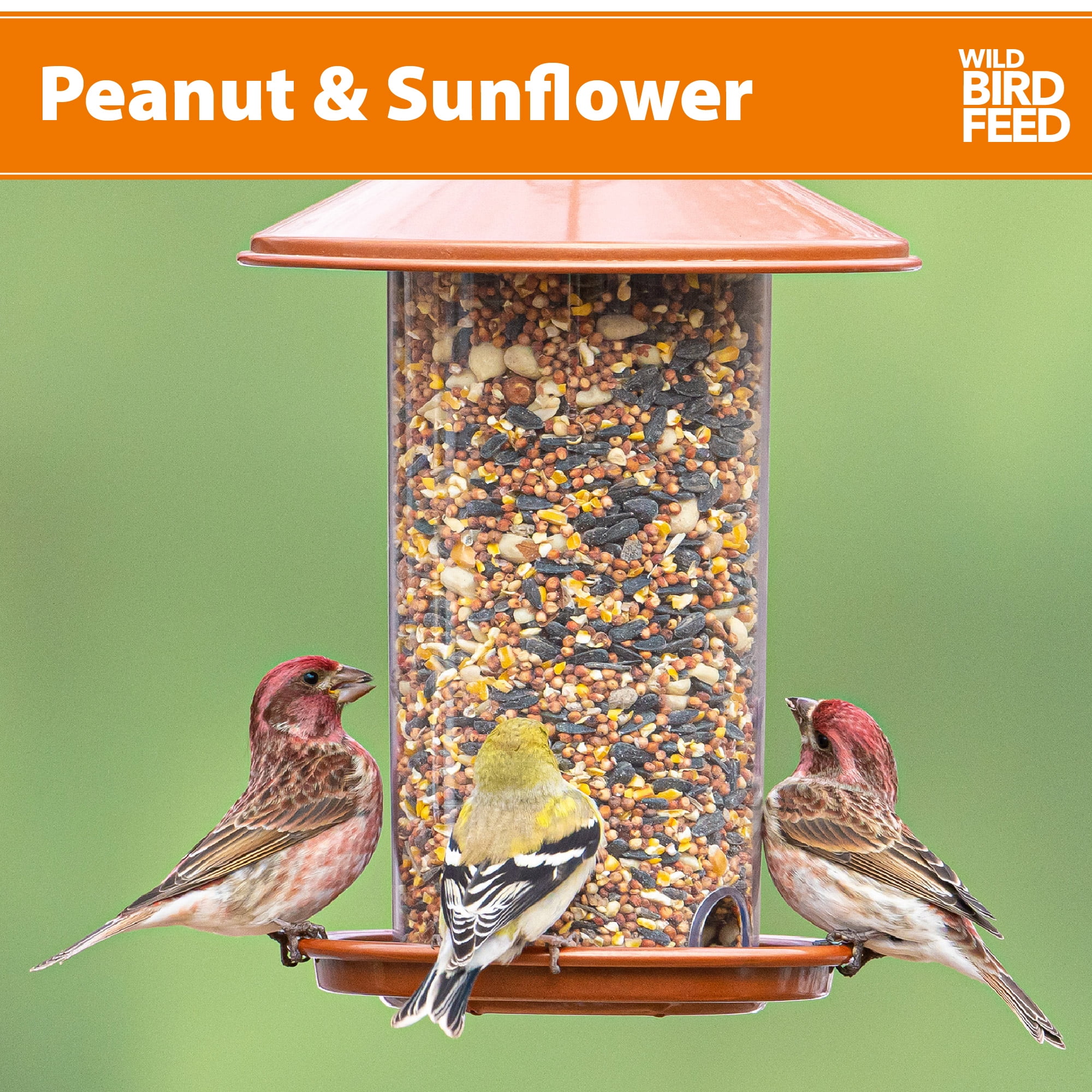 Peanut & Sunflower Wild Bird Feed, 20 lb. Bag