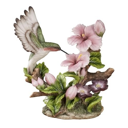 Elegant Hummingbird Table Sculpture for Gardens