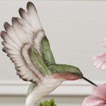 Elegant Hummingbird Table Sculpture for Gardens