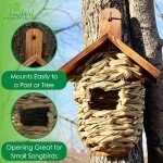 Hanging Grass Roosting Pockets and Houses - Post Mounted