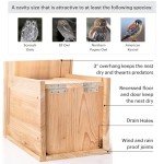 Large Cedar Owl House - Premium & Weatherproof Design