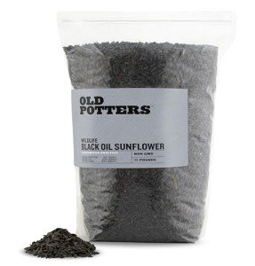 Black Oil Sunflower Seeds for Wild Birds - 12 lbs