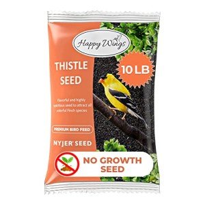 Happy Wings Nyjer Seed for Wild Birds - 10 lbs